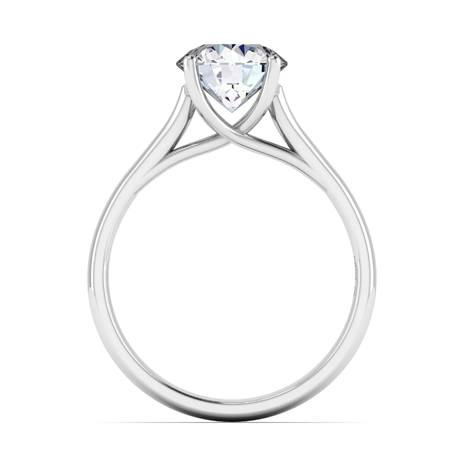 Rigel Anello di Fidanzamento Cattedrale Raffinato con Diamante